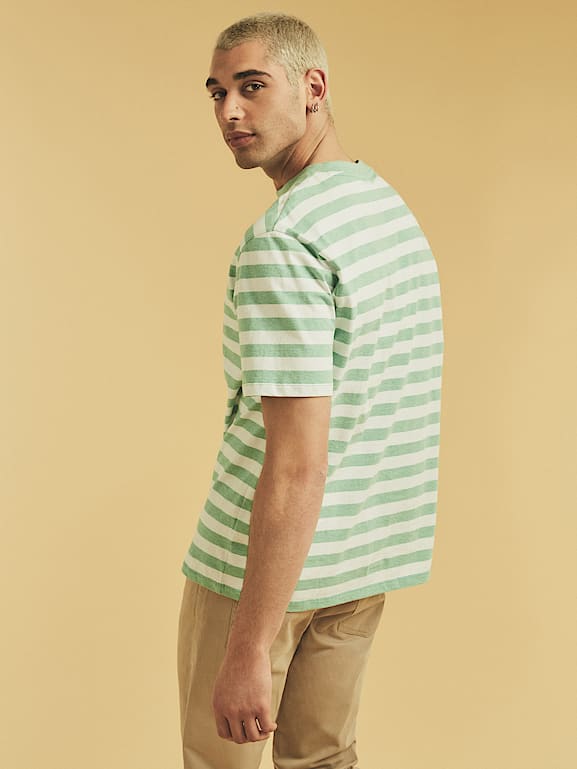 T shirt guess homme rayure on sale