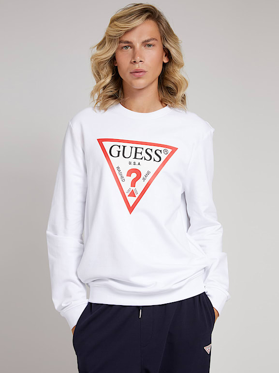 GUESS TRIANGLE LOGO SWEATSHIRT
