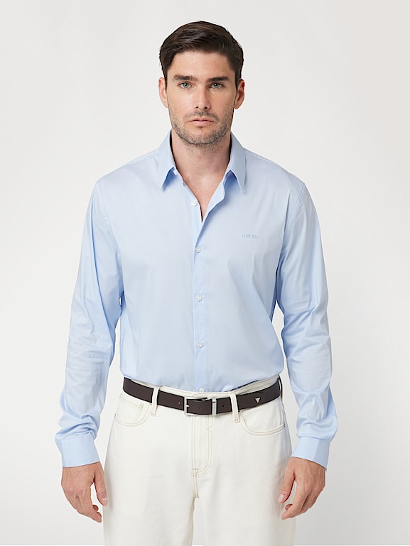 Guess slim fit shirts clearance