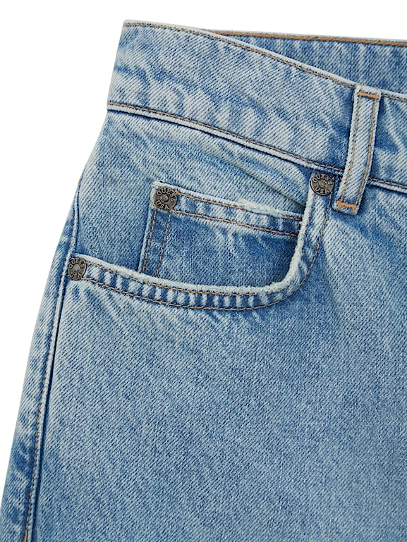 Guess SEXY - Flared Jeans - indigo wash/stone blue denim 