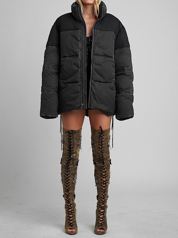Canvas sale puffer jacket