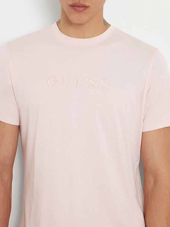 Camiseta rosa guess 2025