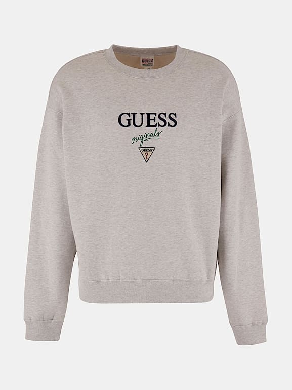 Grey guess sweatshirt sales