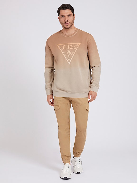 GUESS® Triangle logo sweatshirt