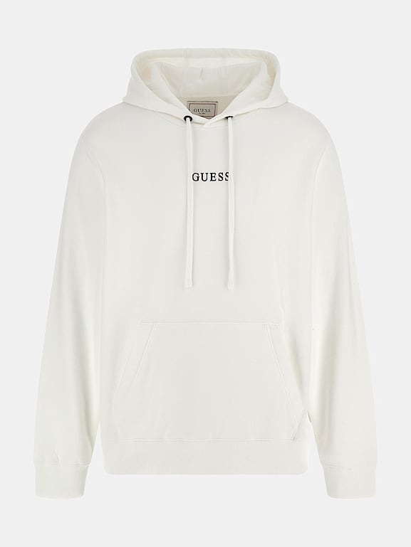 White guess hoodie top