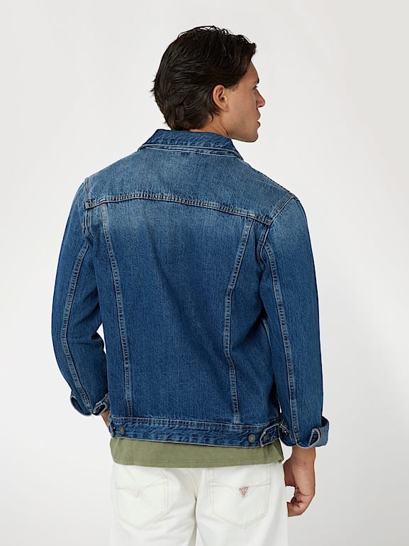 Giubbino jeans guess uomo top