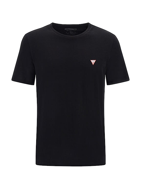 Guess small logo tee store