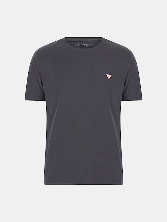 Guess small logo t shirt sale