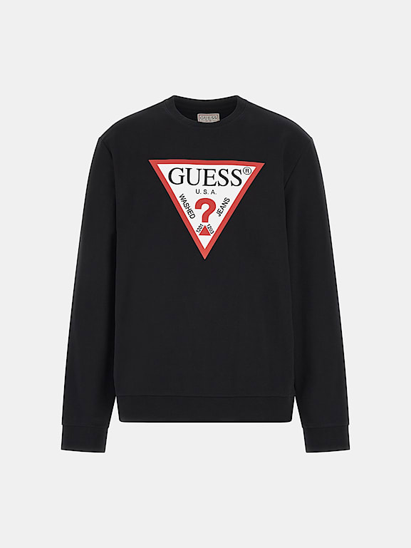 GUESS Triangle logo sweatshirt Men