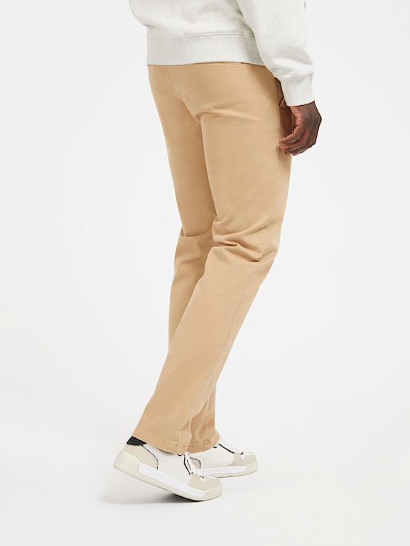 Low rise top chino pants
