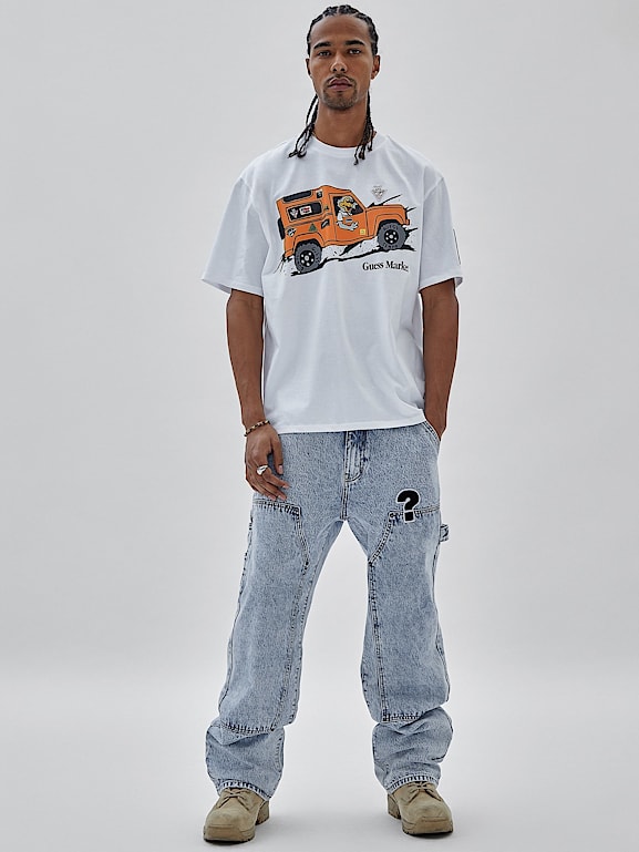 Guess jeans deals top