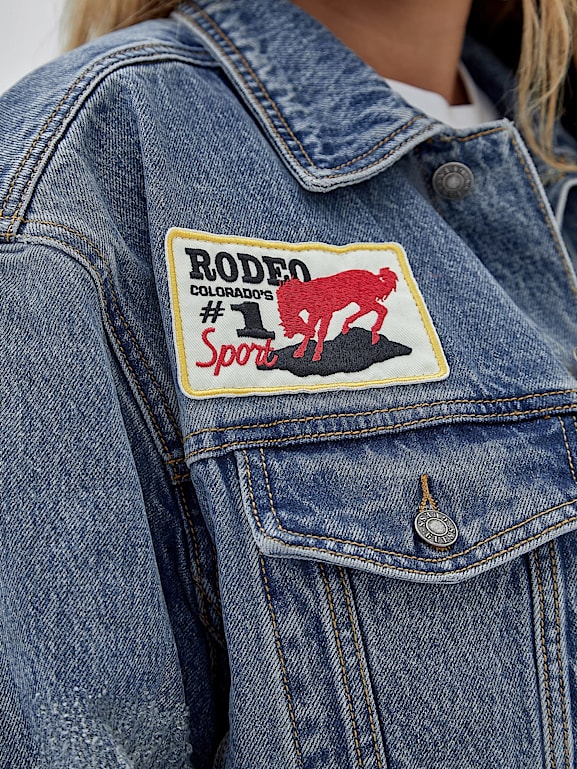 GUESS Originals All over patch denim jacket