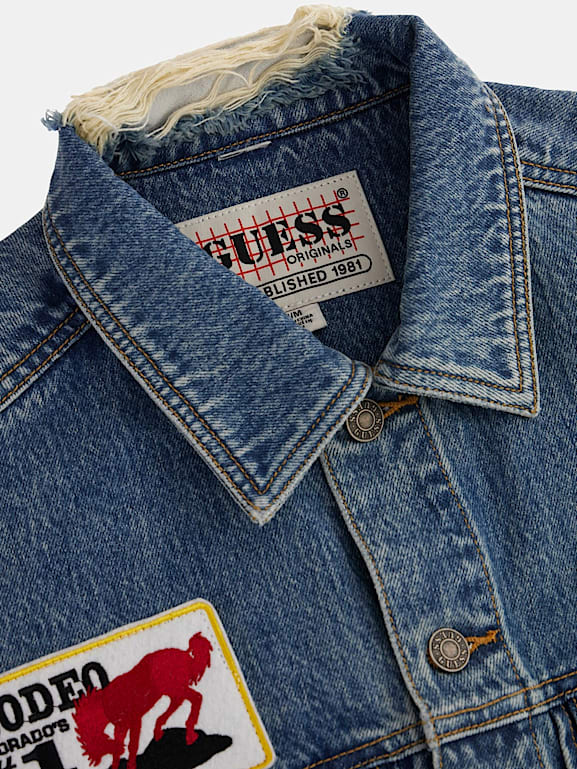 GUESS Originals All over patch denim jacket