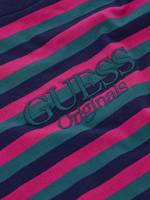 Purple and green guess shirt hot sale