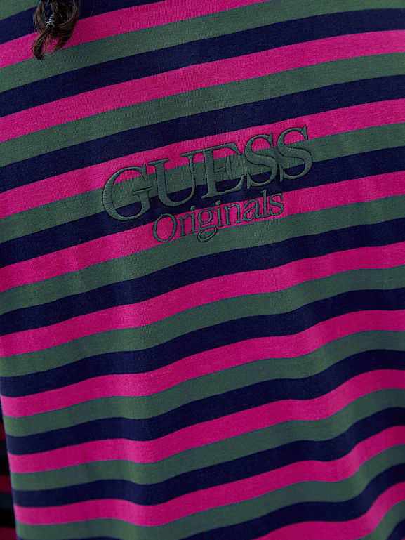 GUESS Originals All over striped t shirt Women