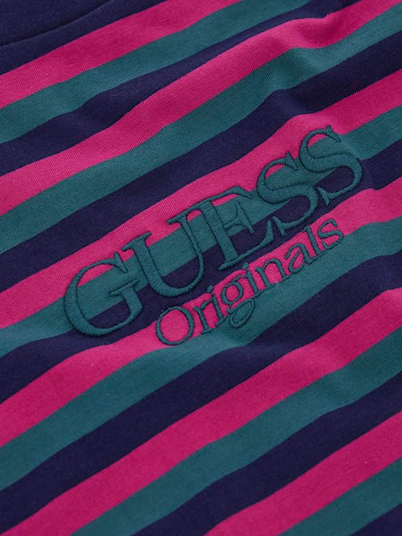 GUESS Originals All over striped t shirt Women