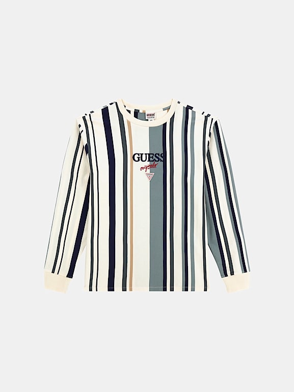 Guess striped shirt long sleeve online