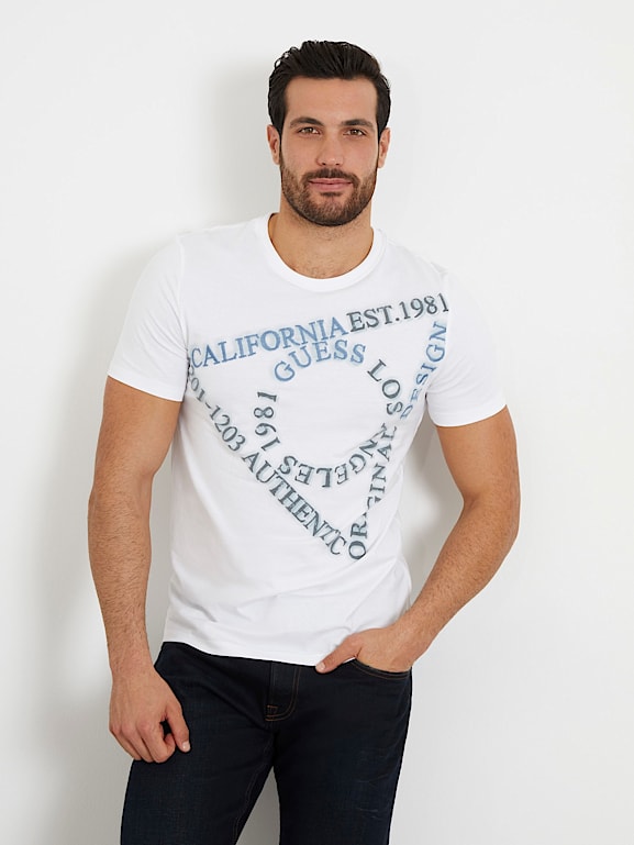 Guess printed hot sale t shirt