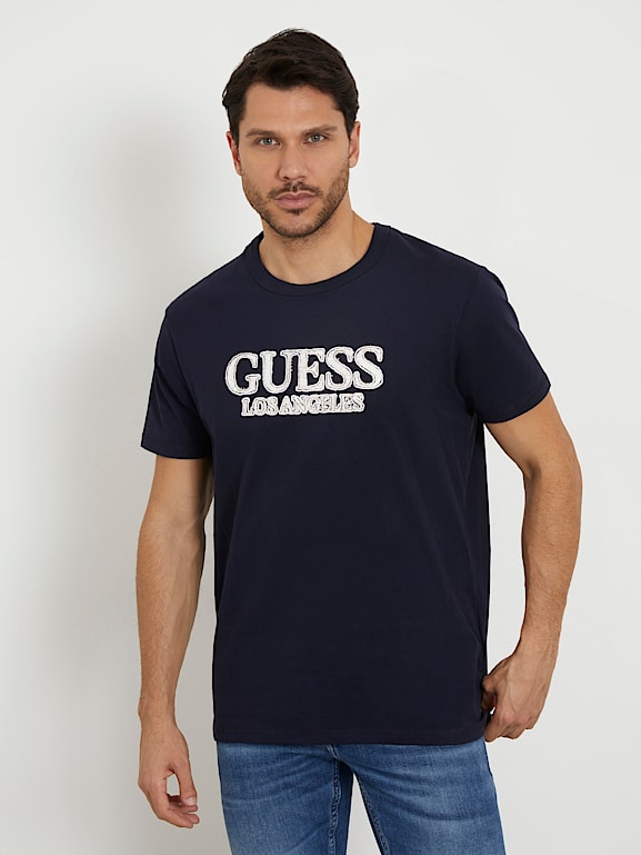 Guess best sale embroidered shirt