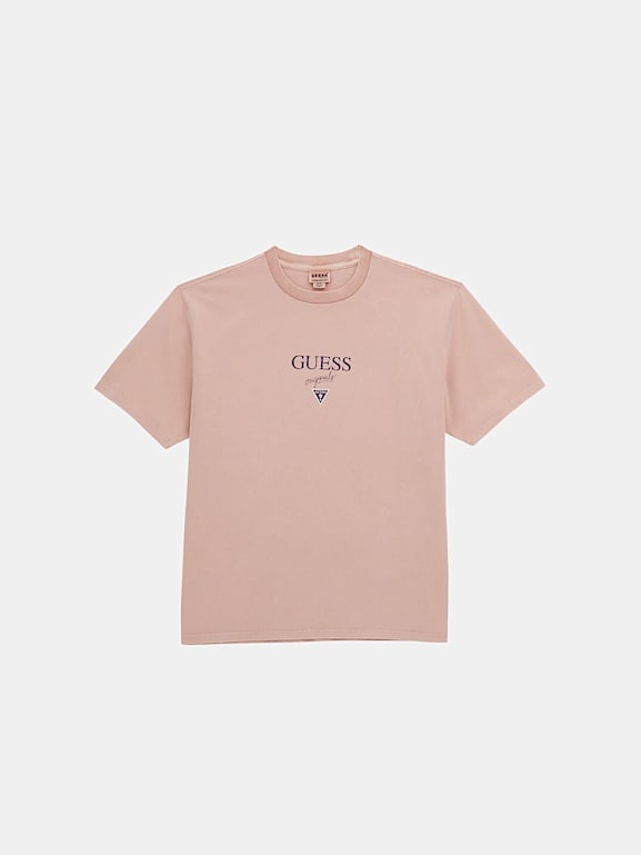 Pink guess shirt men deals