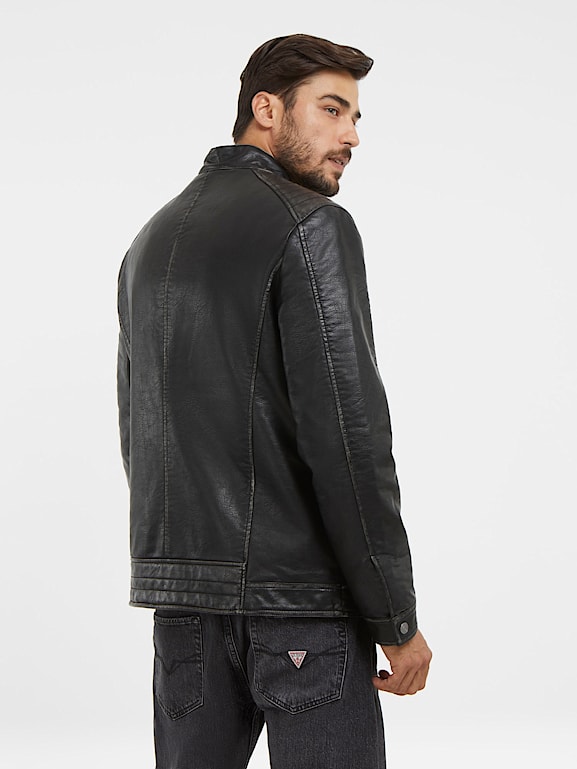 Blusao hot sale biker homem