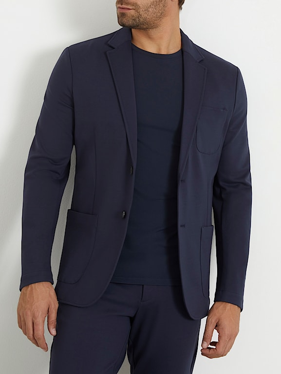 GUESS Tech stretch blazer Men