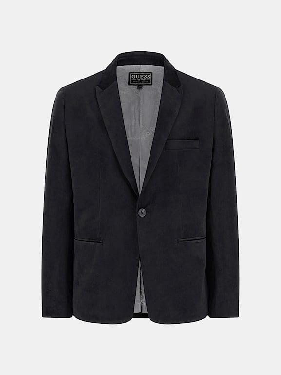 GUESS Velvet blazer Men