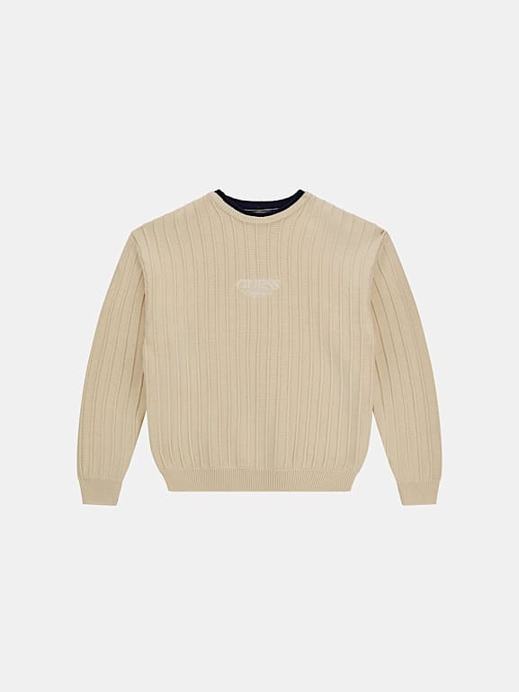 GUESS® Pullover mit Frontlogo
