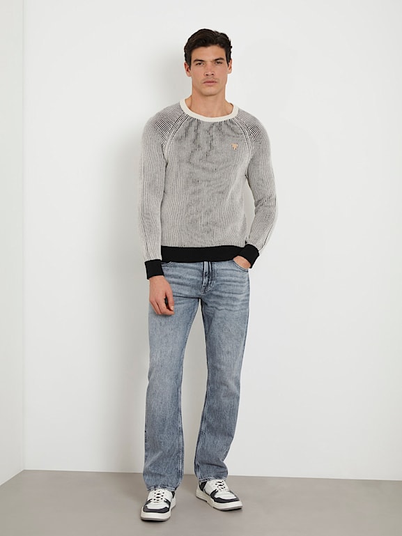 GUESS® Pullover Rundhalsausschnitt Wollmix