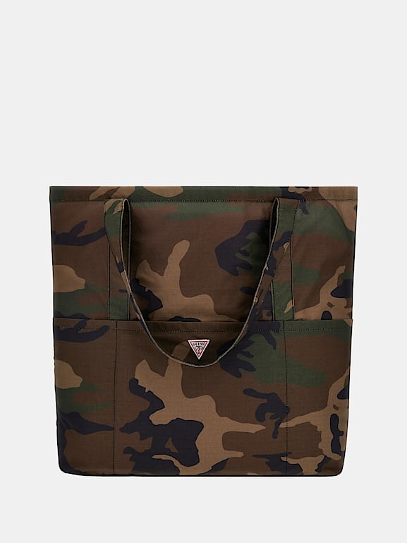 GUESS Originals Bolso tote camuflaje all over Mujer