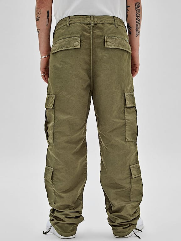 Nylon cargo pants mens discount