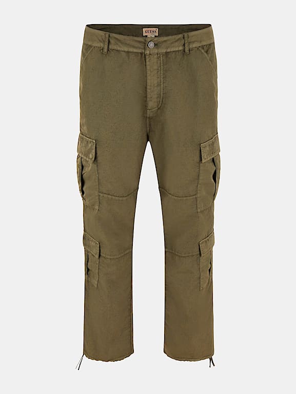 Regular Fit Nylon Cargo Pants