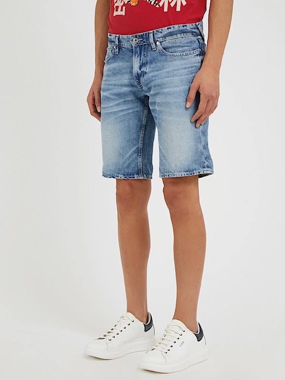 Guess denim shorts best sale