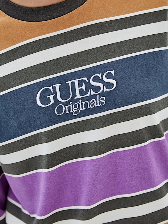 Camiseta guess hombre rayas clearance