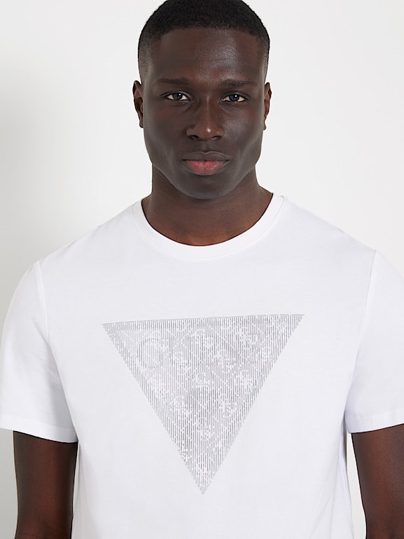 Guess motif t shirt top