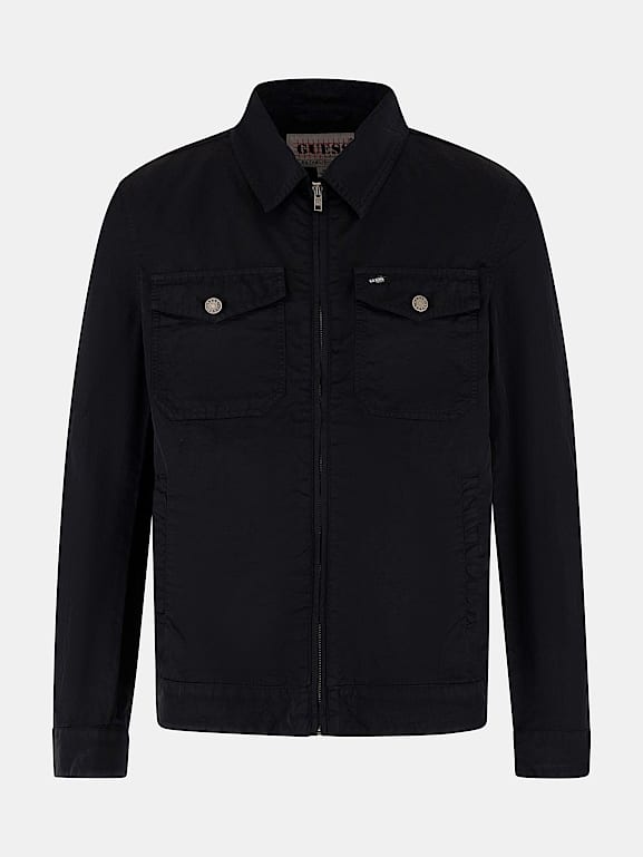 GUESS Originals Washed nylon jacket Men