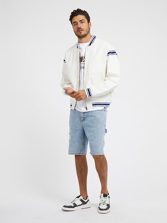 GUESS Originals Back embroidery bomber jacket Men
