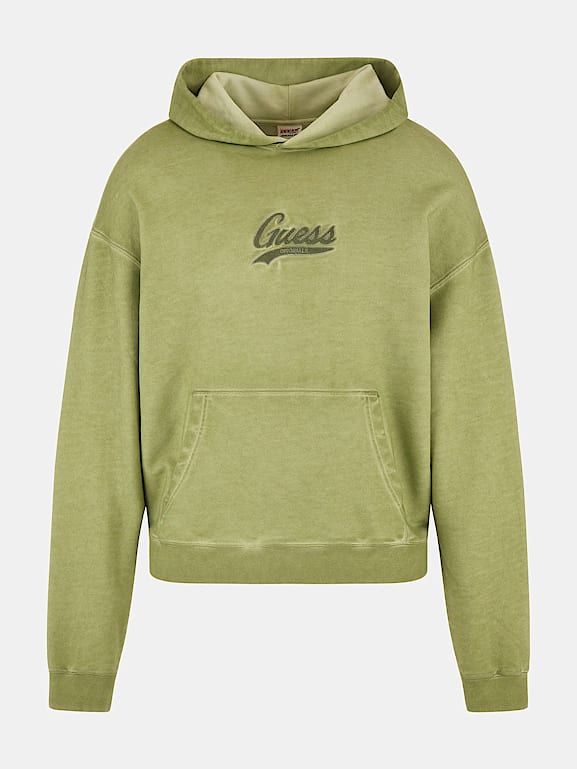 Guess embroidered hoodie sweatshirt online