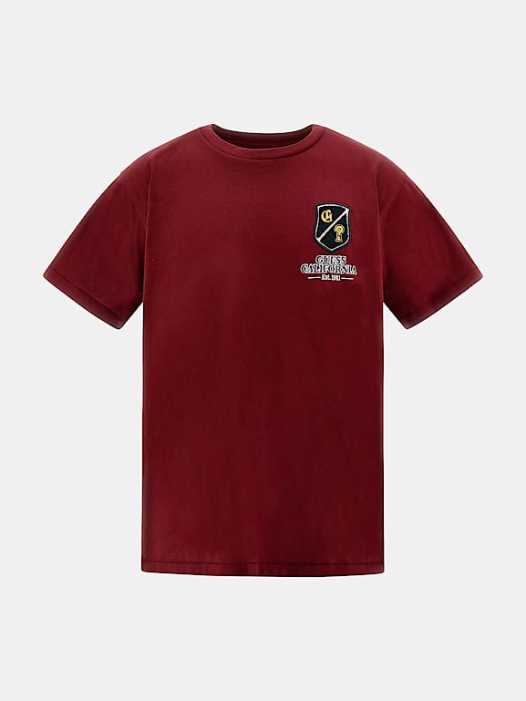 Burgundy guess shirt 2025