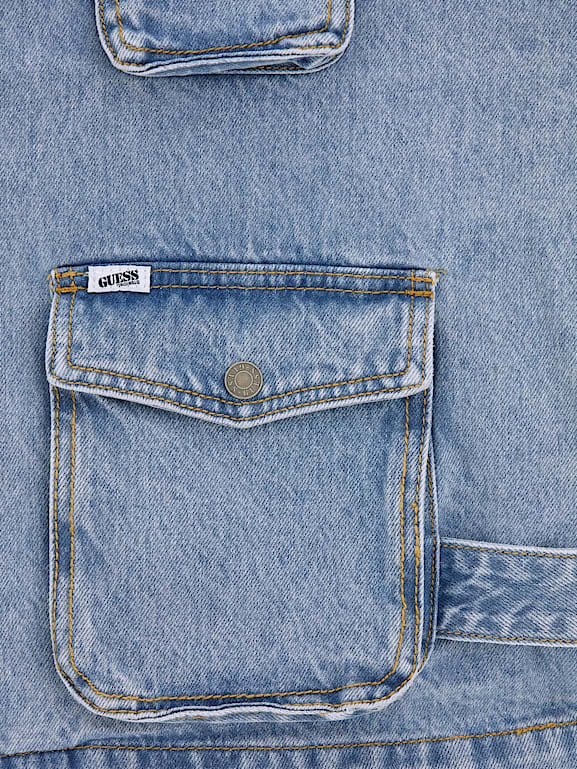 Guess top denim vest