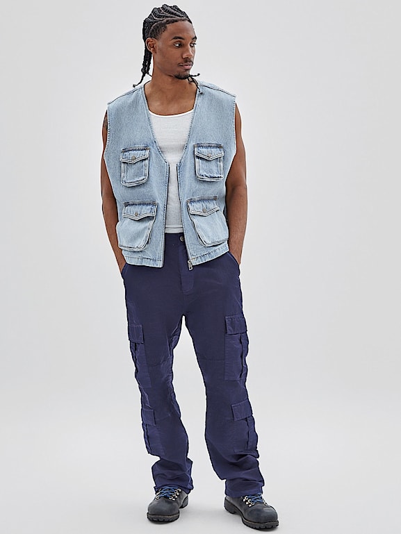 Cargo pants, denim vest, cute & casual look! ✨, Gallery posted by  MandieMauldin