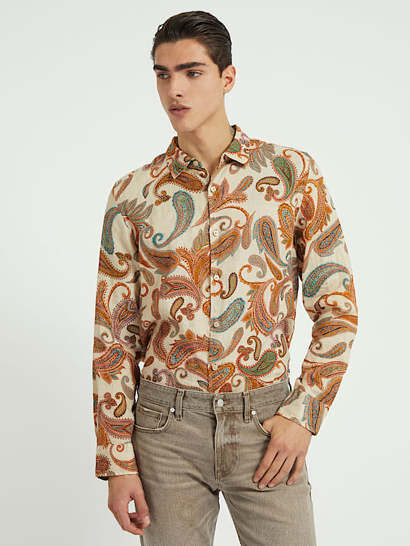 Paisley overhemd shop