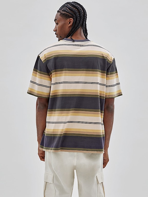 Guess oversized best sale striped tee