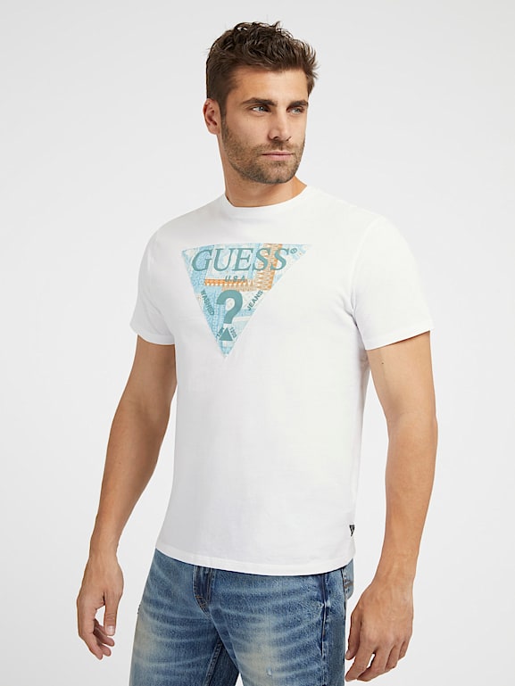 GUESS Triangle logo t shirt