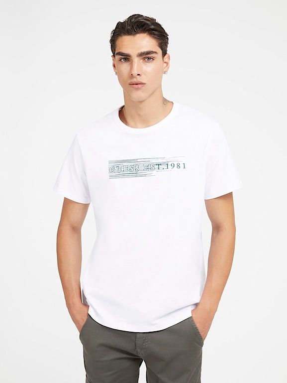 Guess best sale embroidered shirt