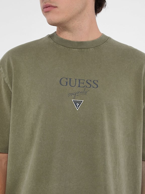GUESS Originals Onu logolu t shirt Erkek