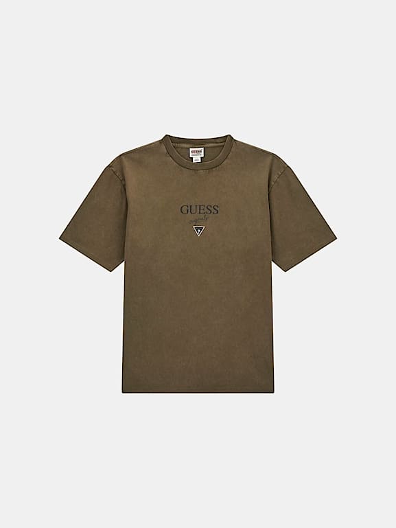 Brown guess shirt best sale