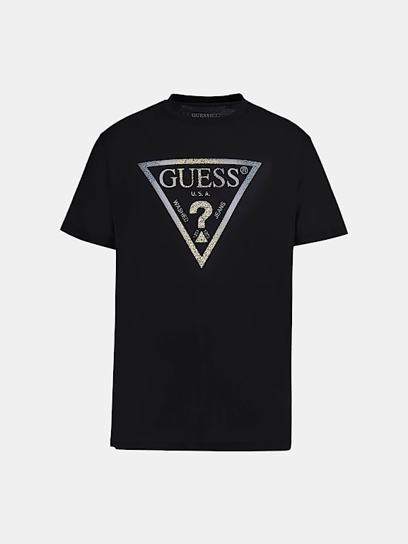 Guess shirt zwart hot sale