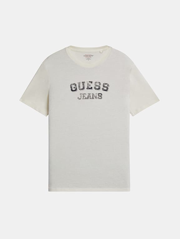 Oversized Vintage Bask l T Shirt Erkek GUESS Jeans