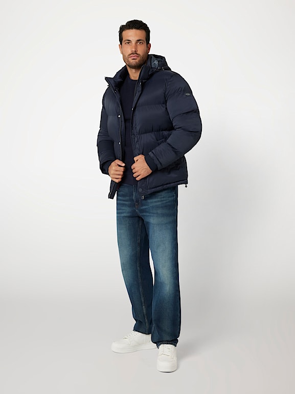 Guess noah nylon puffer jacket deals